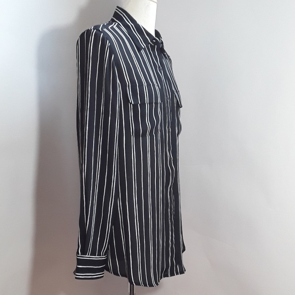 WhoWhatWe collared pinstripe shirt - Picture 3 of 5